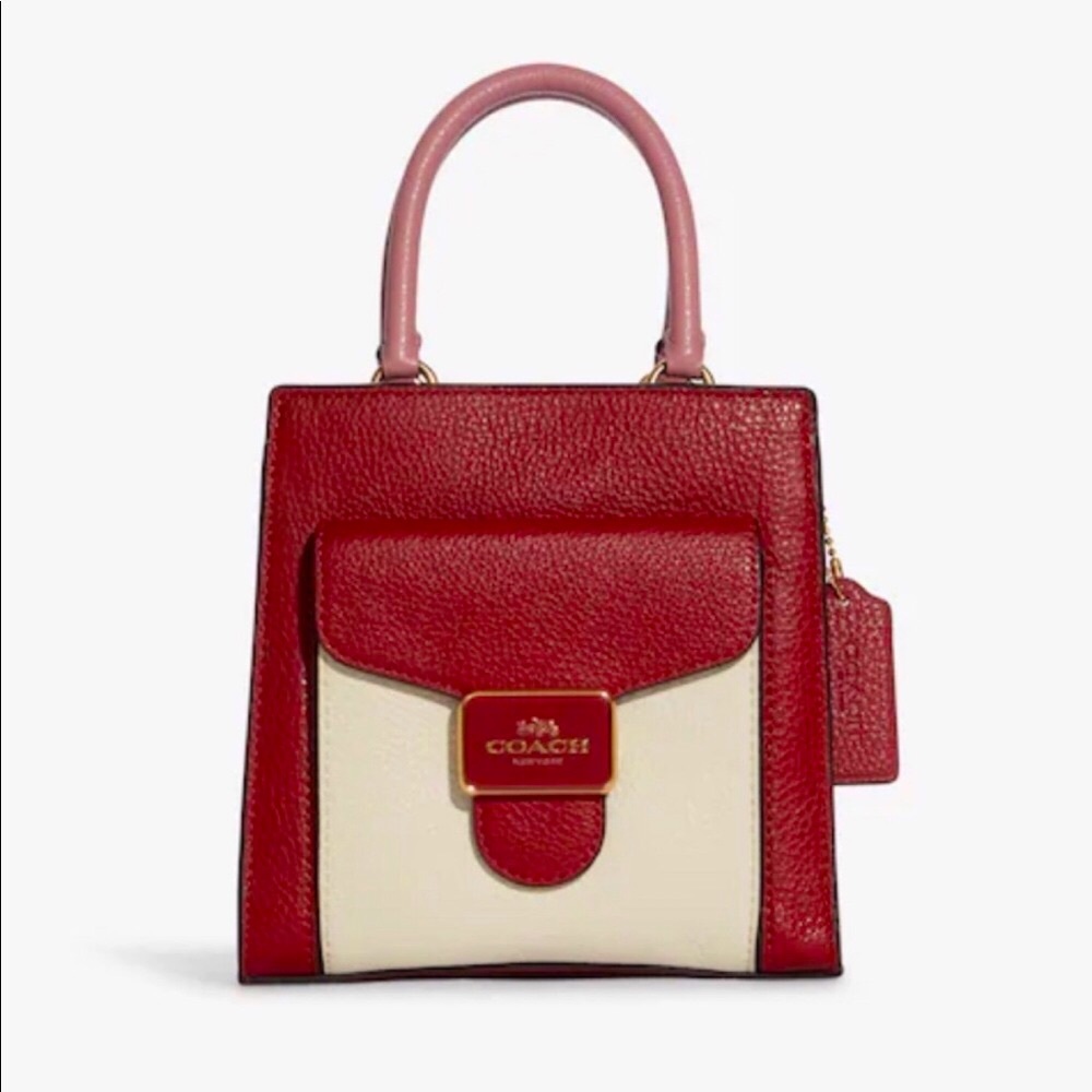 💋😍💋Coach Mini Pepper Crossbody In Colorblock